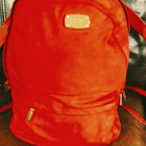 LARGE RED MICHAEL KORS BACKPACK
